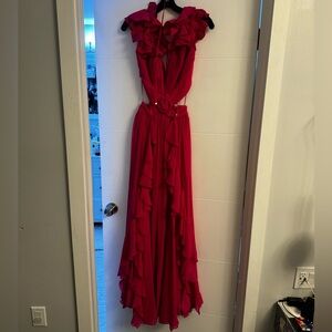 Magenta patbo long evening gown size 0. Worn once, like new.